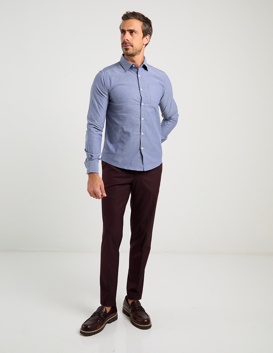 Pantalón de vestir slim para hombre 1