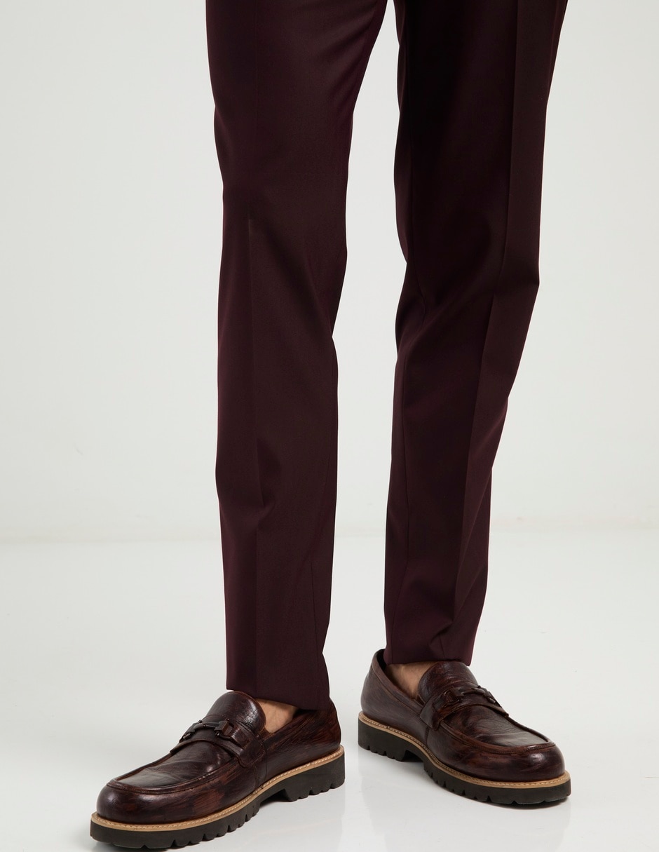 Pantalón de vestir slim para hombre 10
