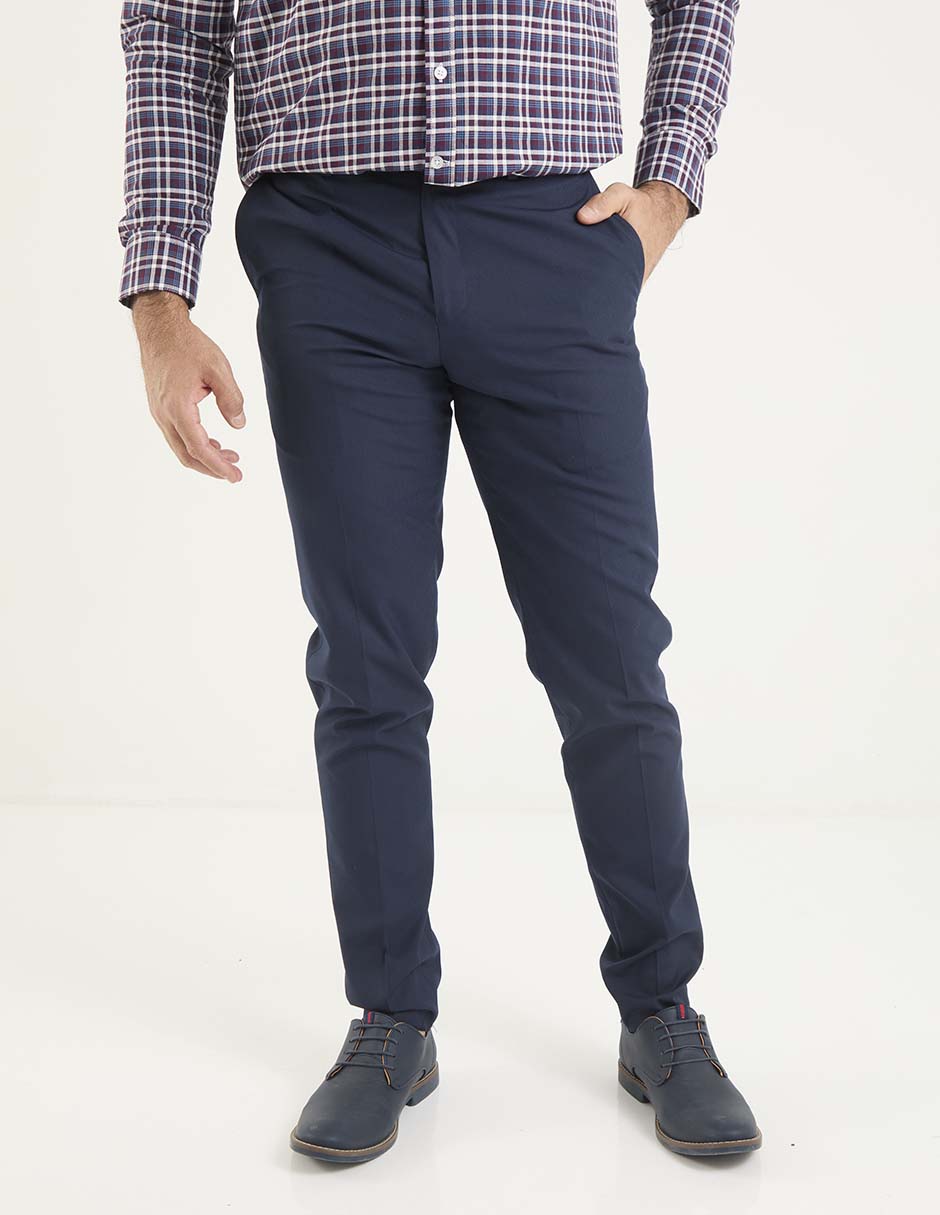 Pantalón de vestir business casual cargo slim para hombre 1