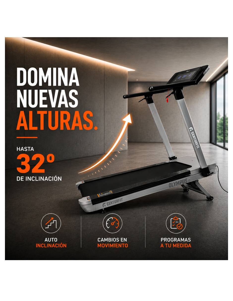 Caminadora semiprofesional Centurfit MKZ-CAMIM1 plegable