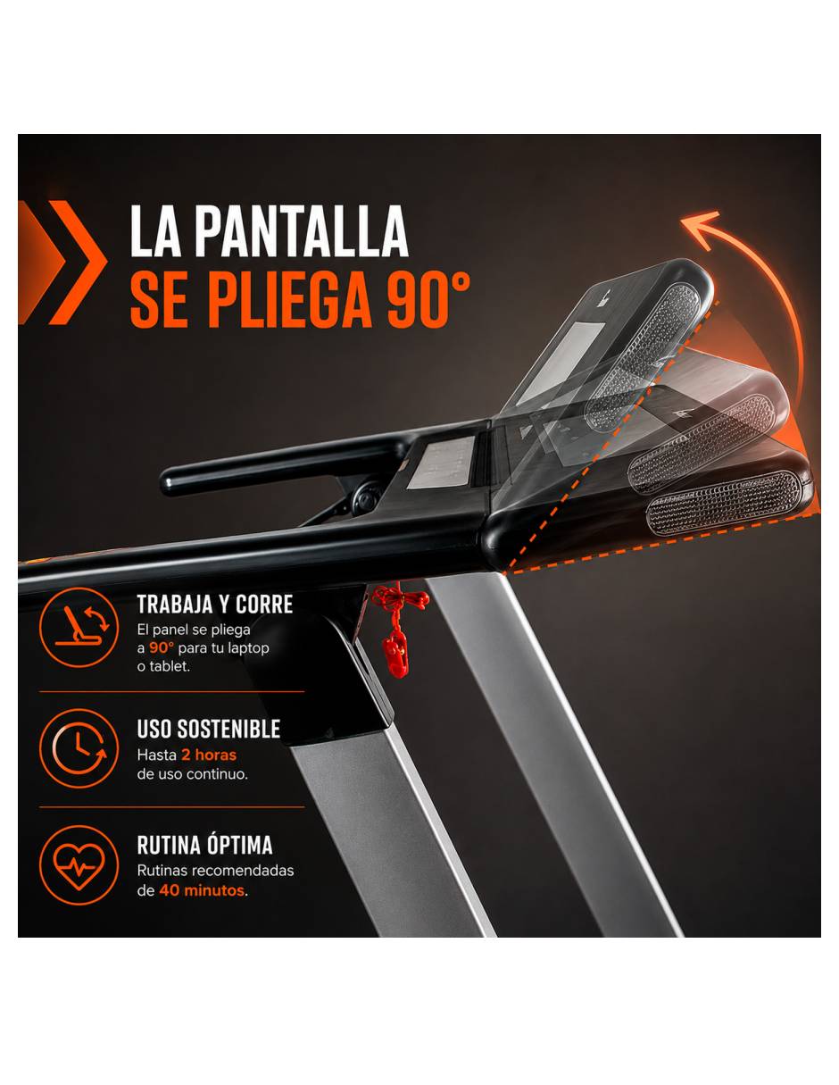 Caminadora semiprofesional Centurfit MKZ-CAMIM1 plegable