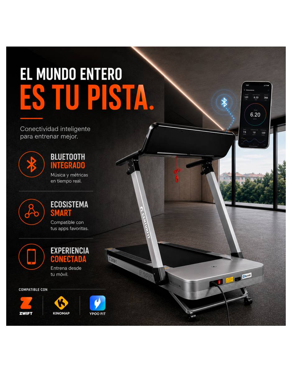 Caminadora semiprofesional Centurfit MKZ-CAMIM1 plegable