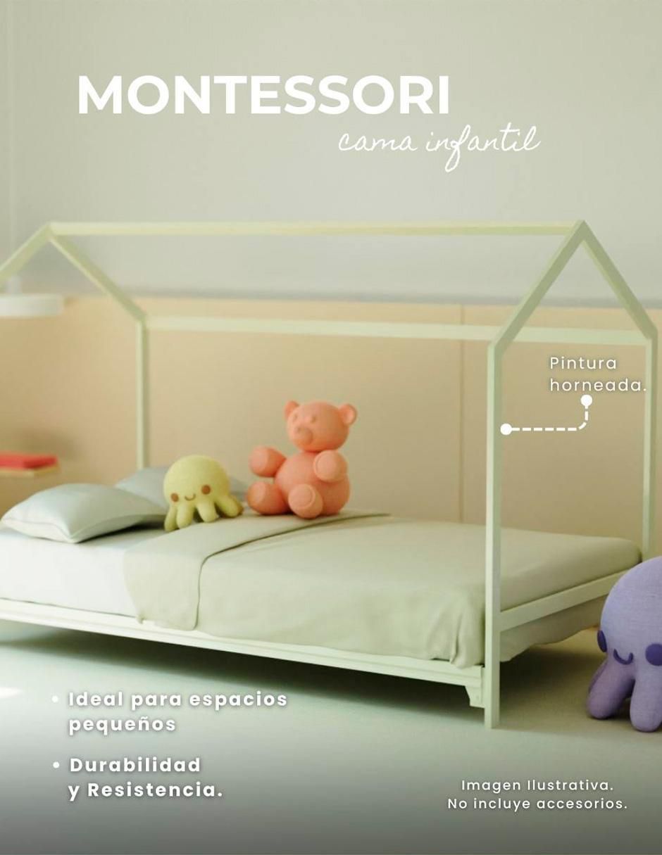 Cama Luca de metal individual 3