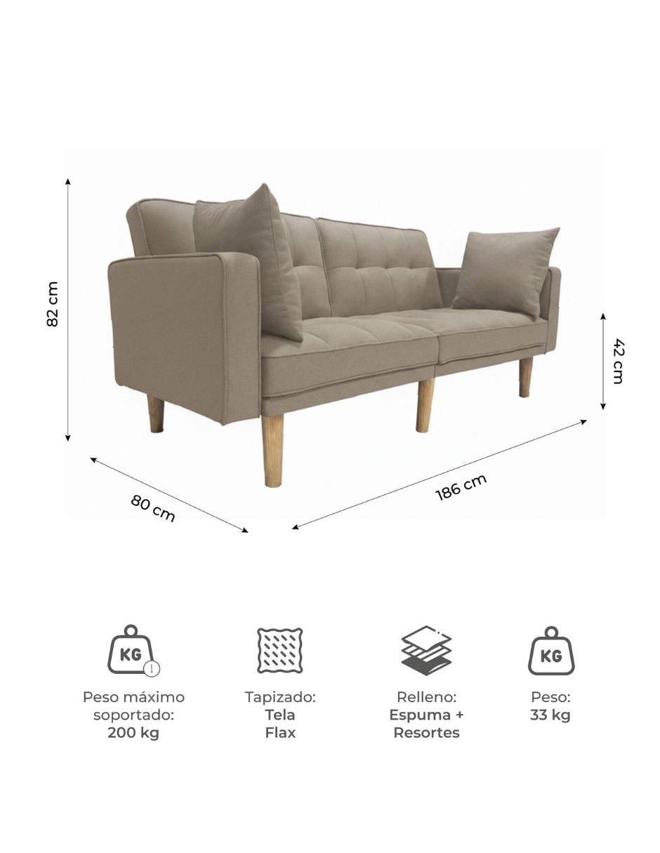 Sofá cama armable 10