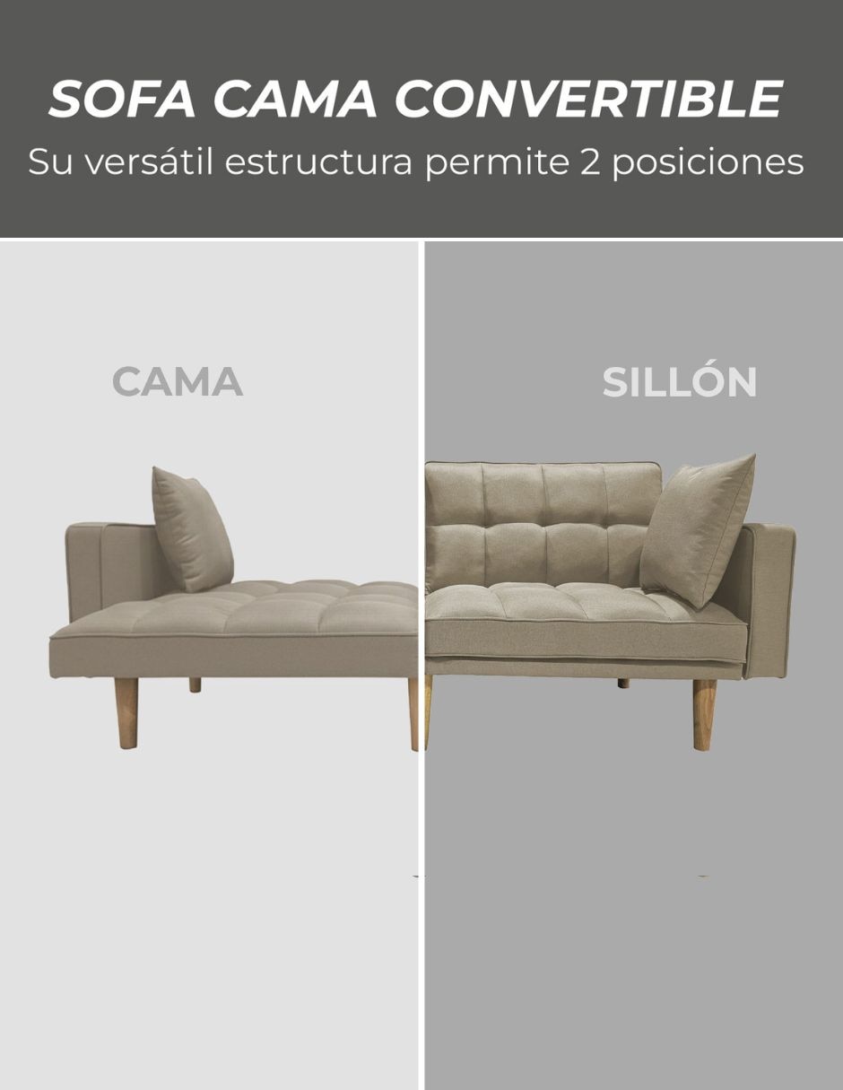 Sofá cama armable 4