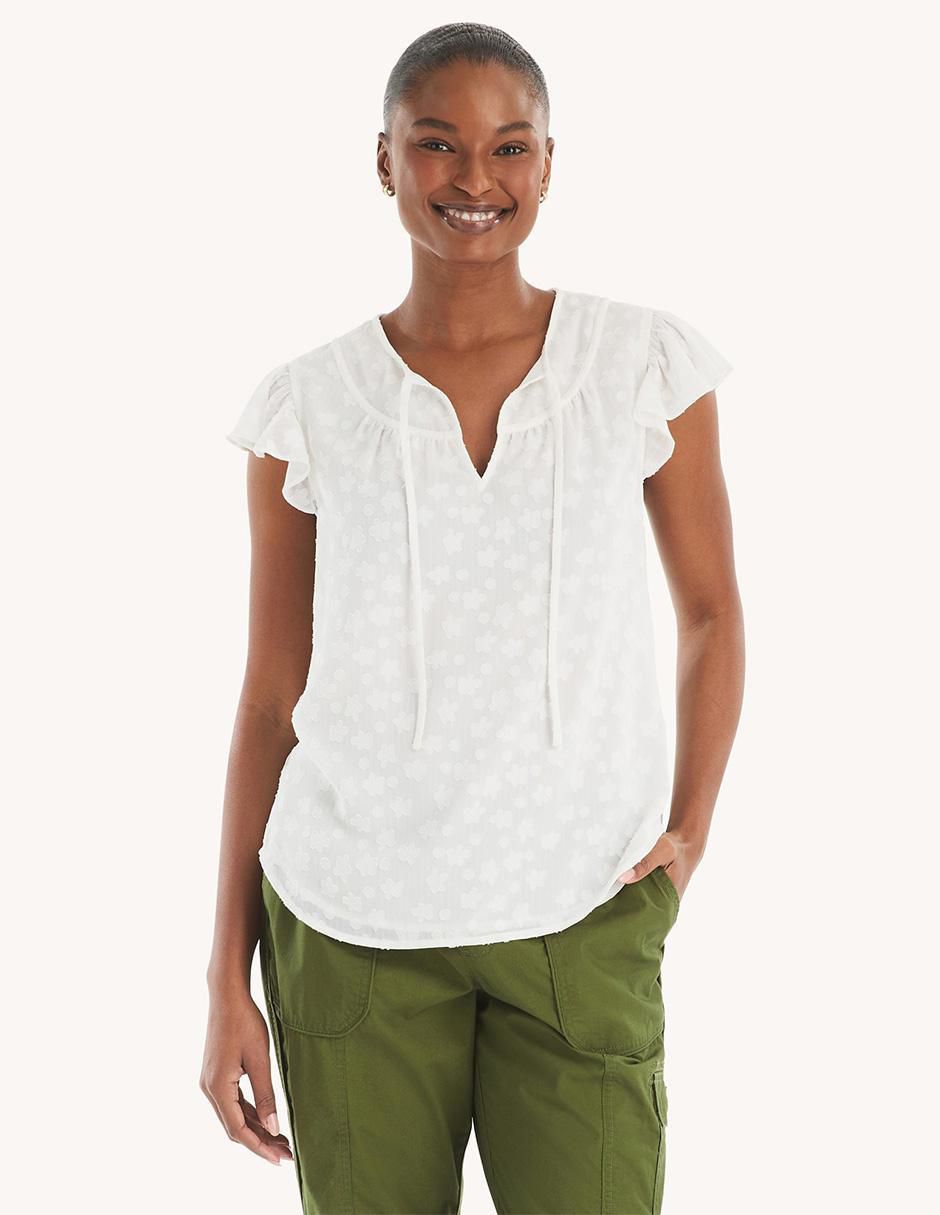 Blusa manga corta para mujer