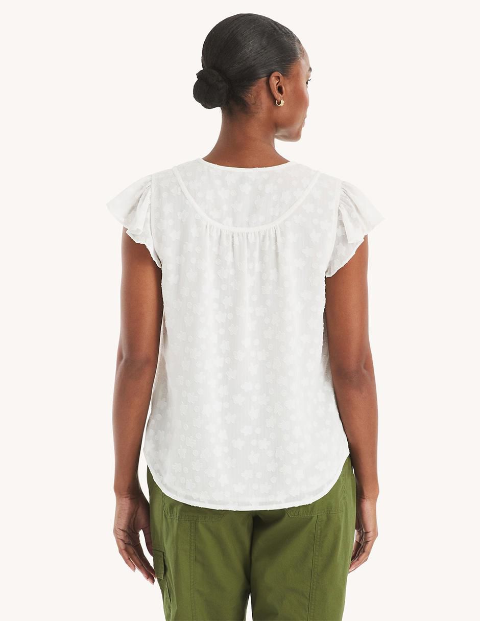 Blusa manga corta para mujer