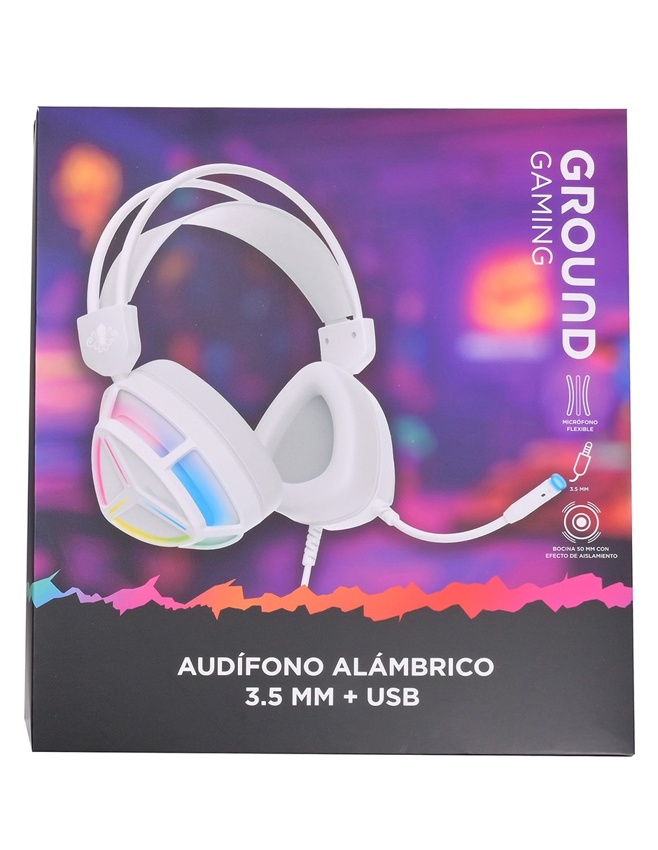 Audífonos gamer alámbricos 2