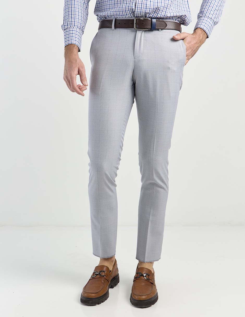 Pantalón de vestir straight de algodón para hombre 1