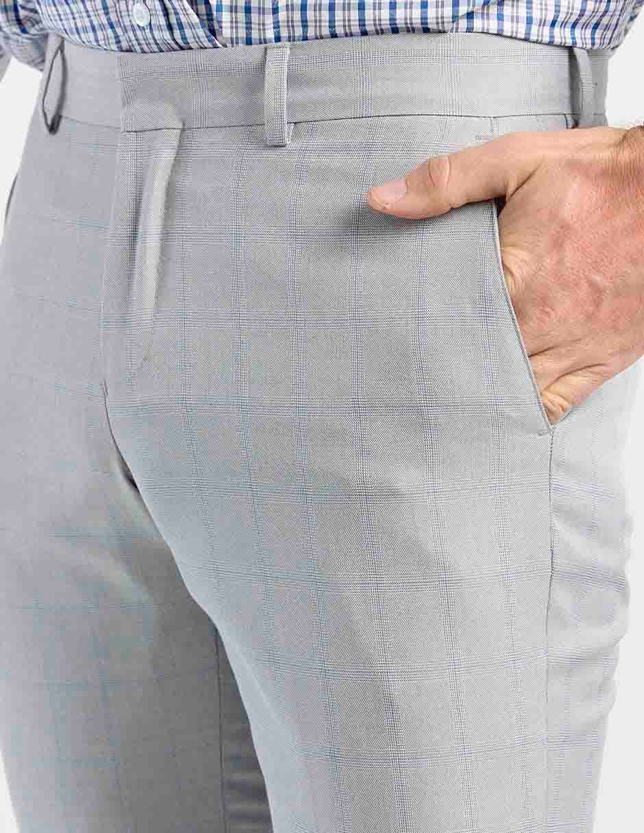Pantalón de vestir straight de algodón para hombre 9