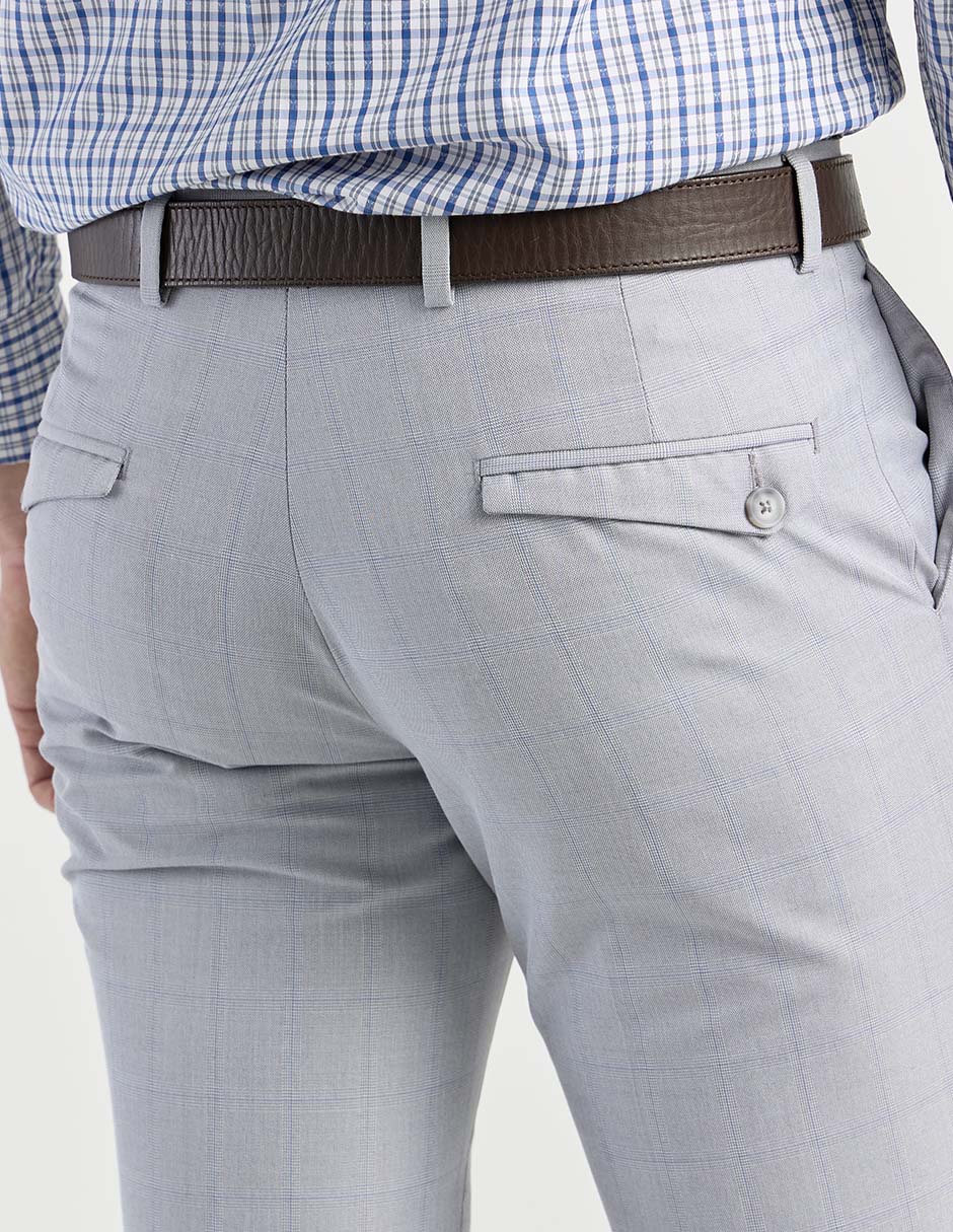 Pantalón de vestir straight de algodón para hombre 10