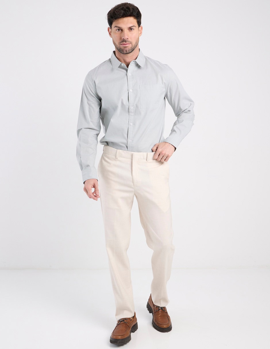 Pantalón de vestir recto para hombre 6