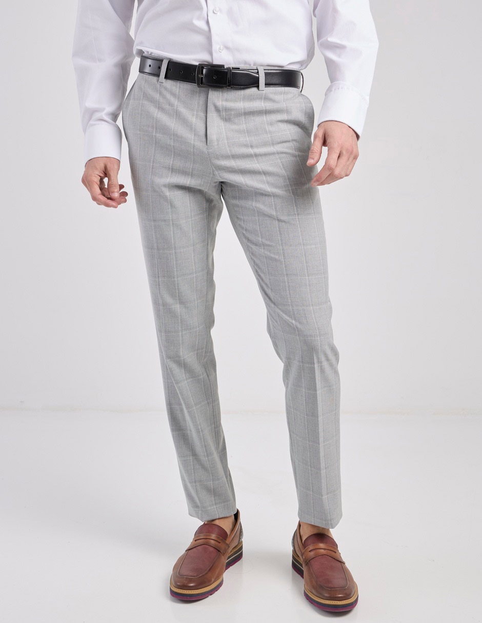 Pantalón de vestir recto para hombre 1