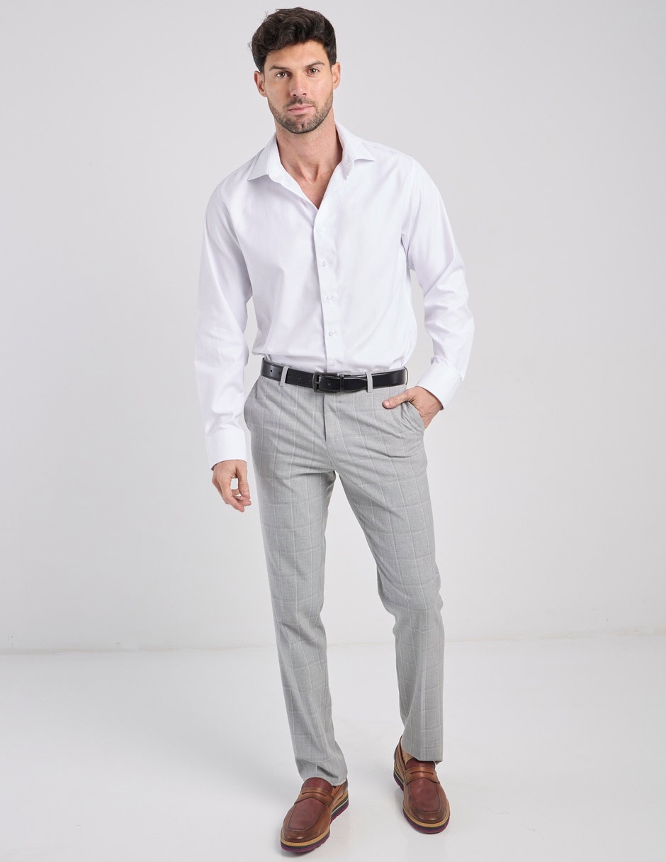 Pantalón de vestir recto para hombre 6