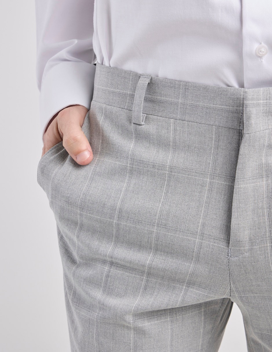 Pantalón de vestir recto para hombre 7