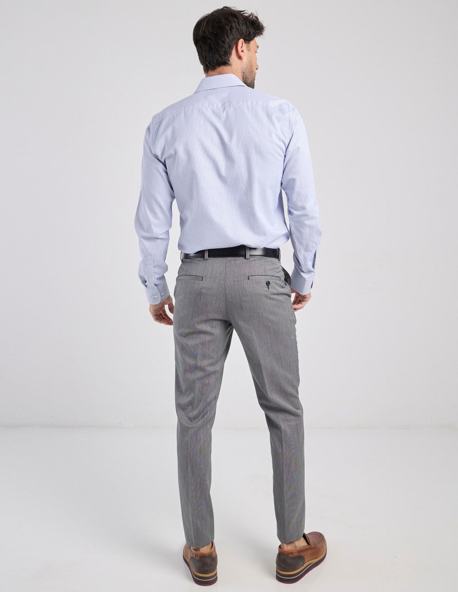 Pantalón de vestir recto de para hombre 5