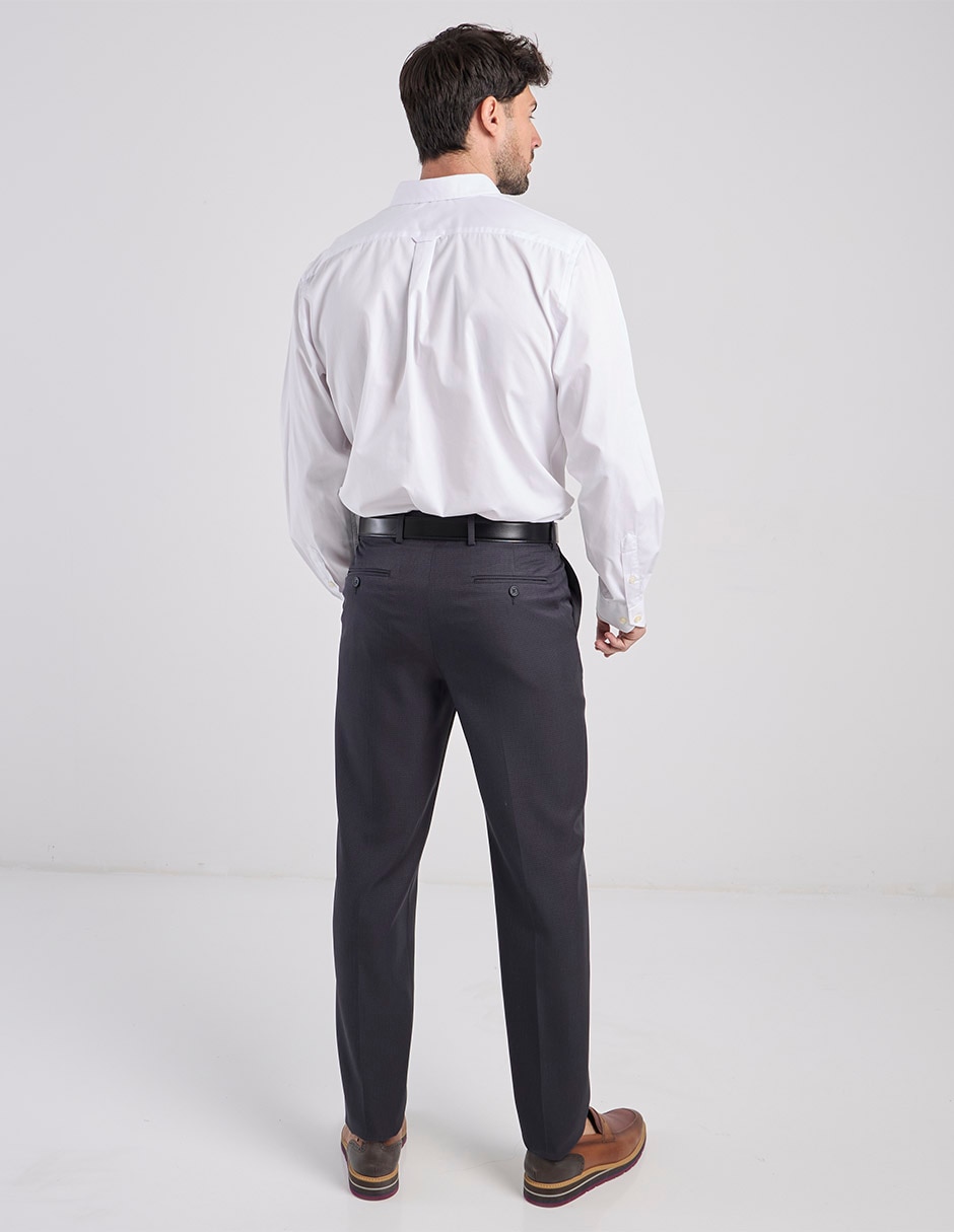 Pantalón de vestir recto de para hombre 5