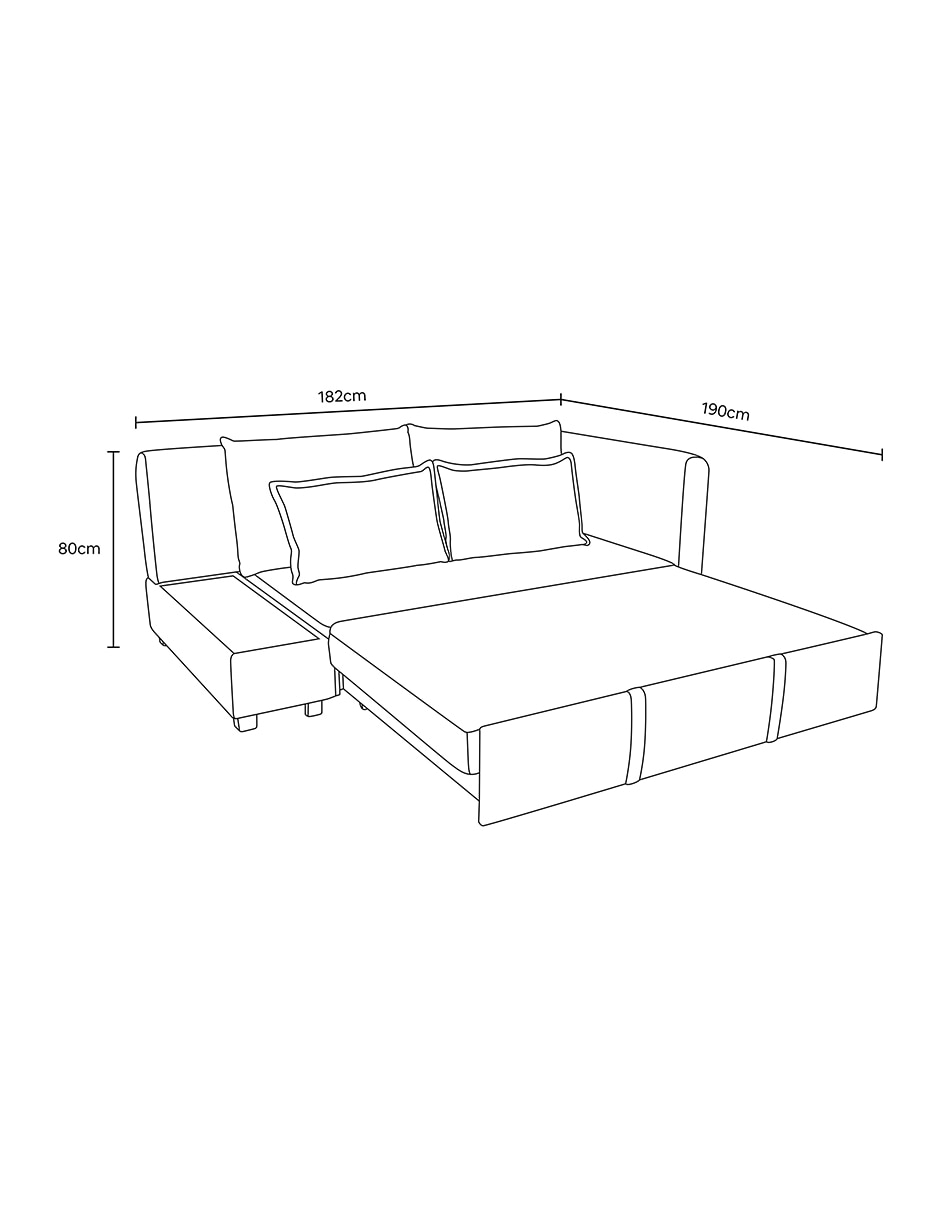 Sofá cama Luxor de madera 11