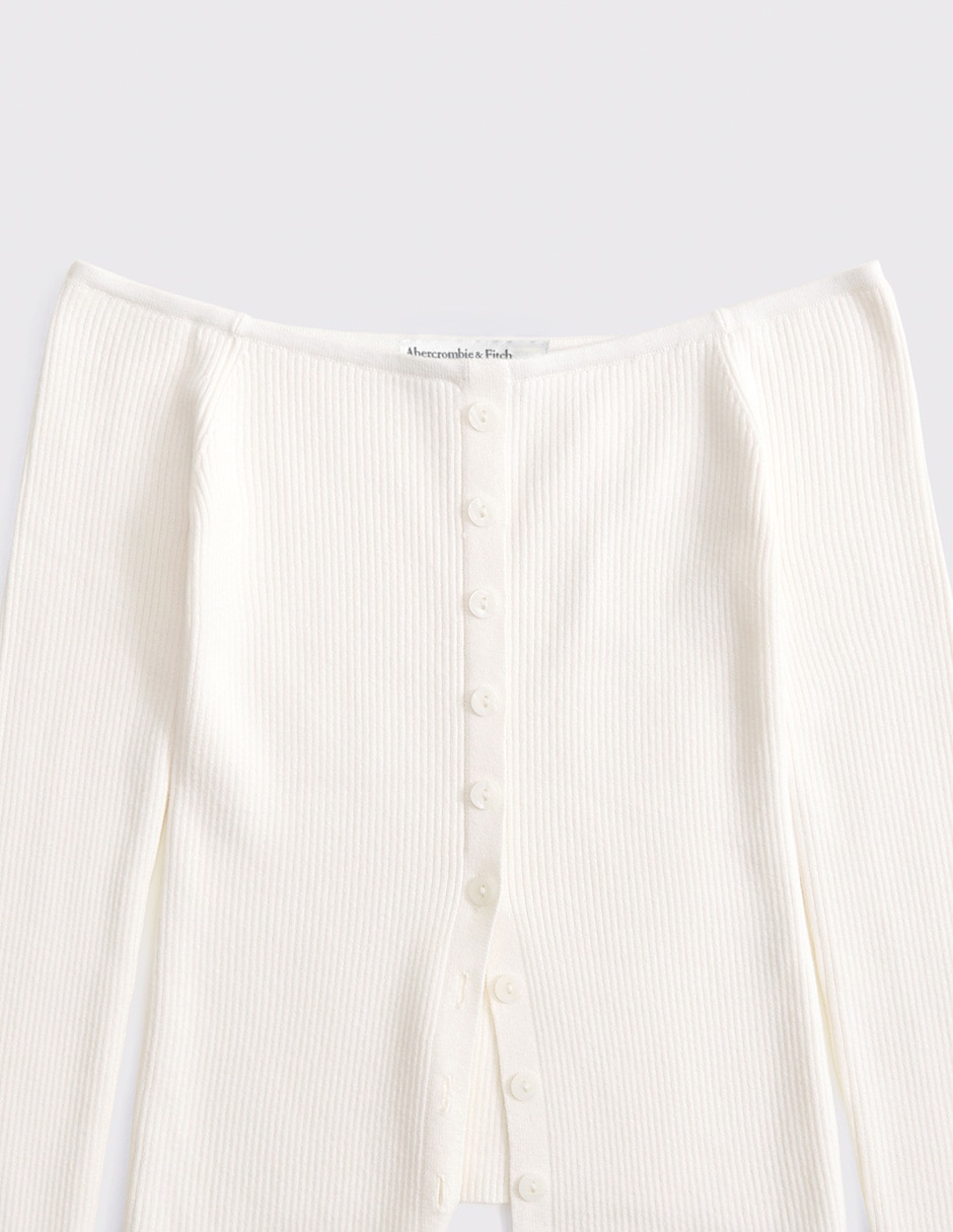 Top Abercrombie & cuello abierto escote regular 2