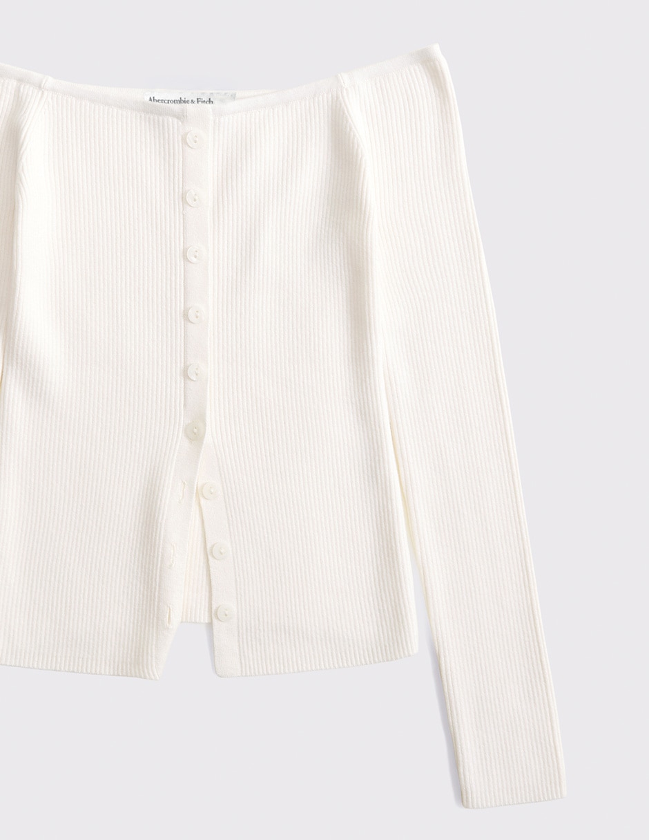 Top Abercrombie & cuello abierto escote regular 3