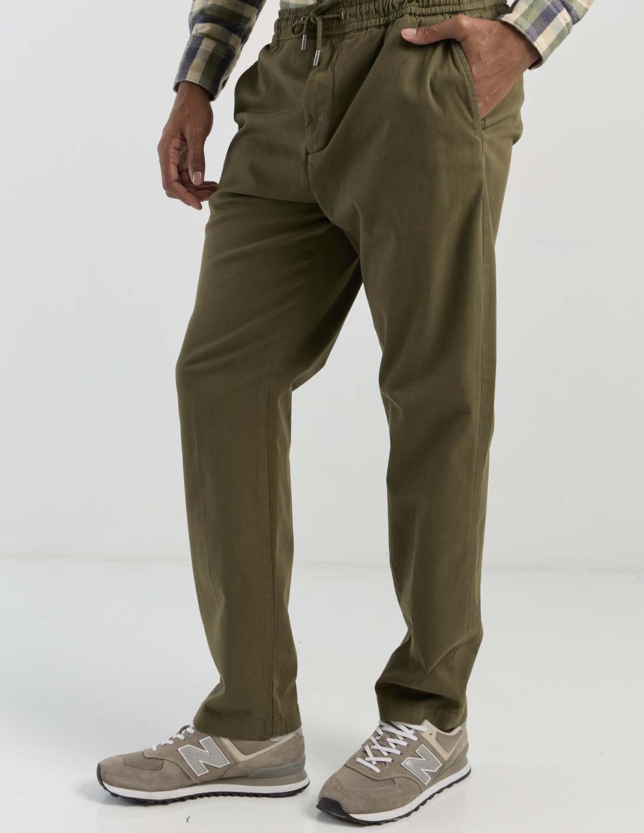 Pantalón chino regular de algodón para hombre Pantalón chino regular de algodón para hombre