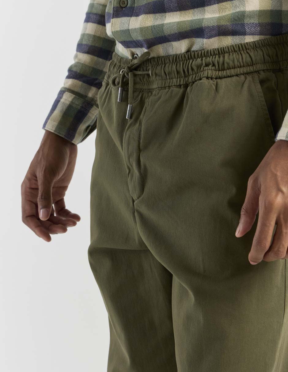 Pantalón chino regular de algodón para hombre 2