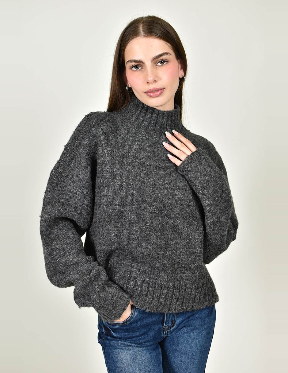 Suéter cuello alto para mujer 1