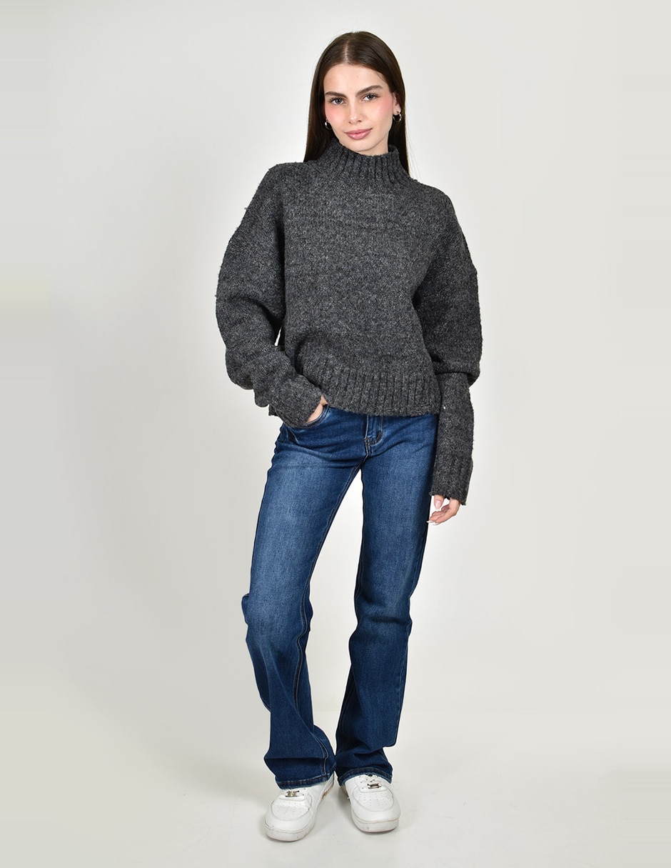 Suéter cuello alto para mujer 9