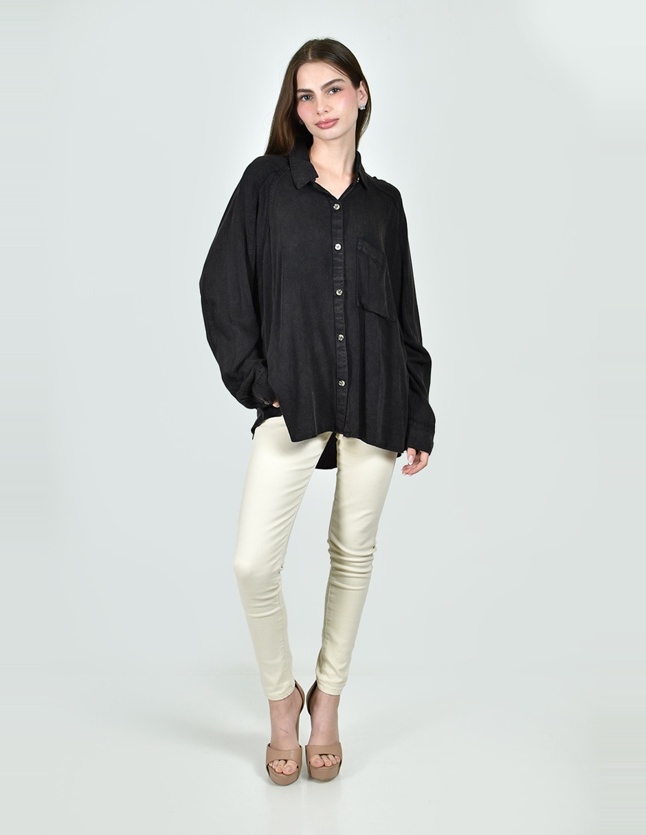 Blusa manga larga para mujer 8