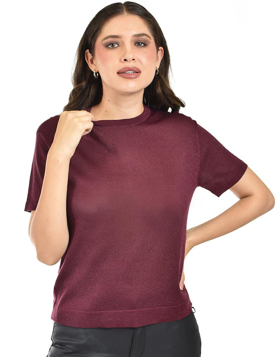 Blusa manga corta para mujer