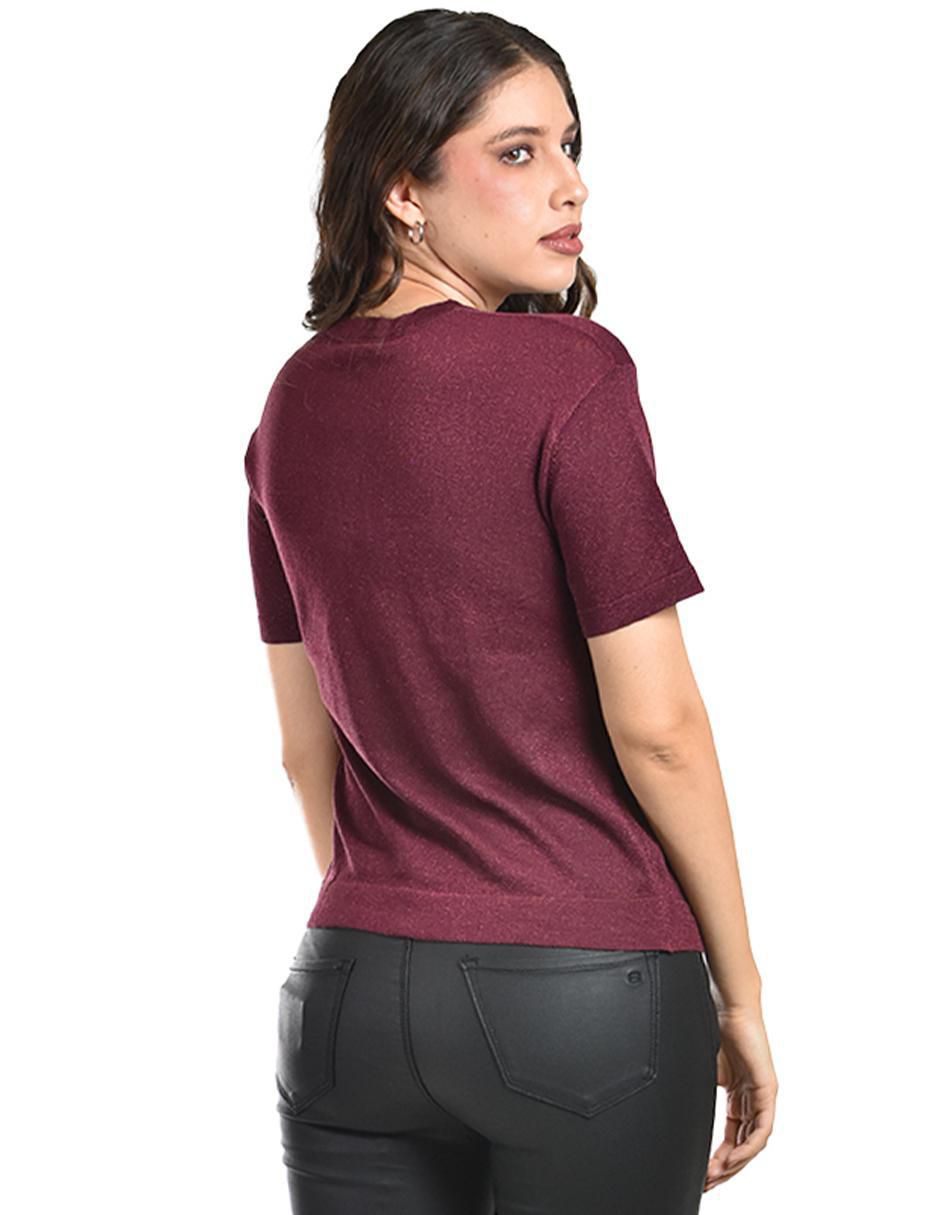Blusa manga corta para mujer