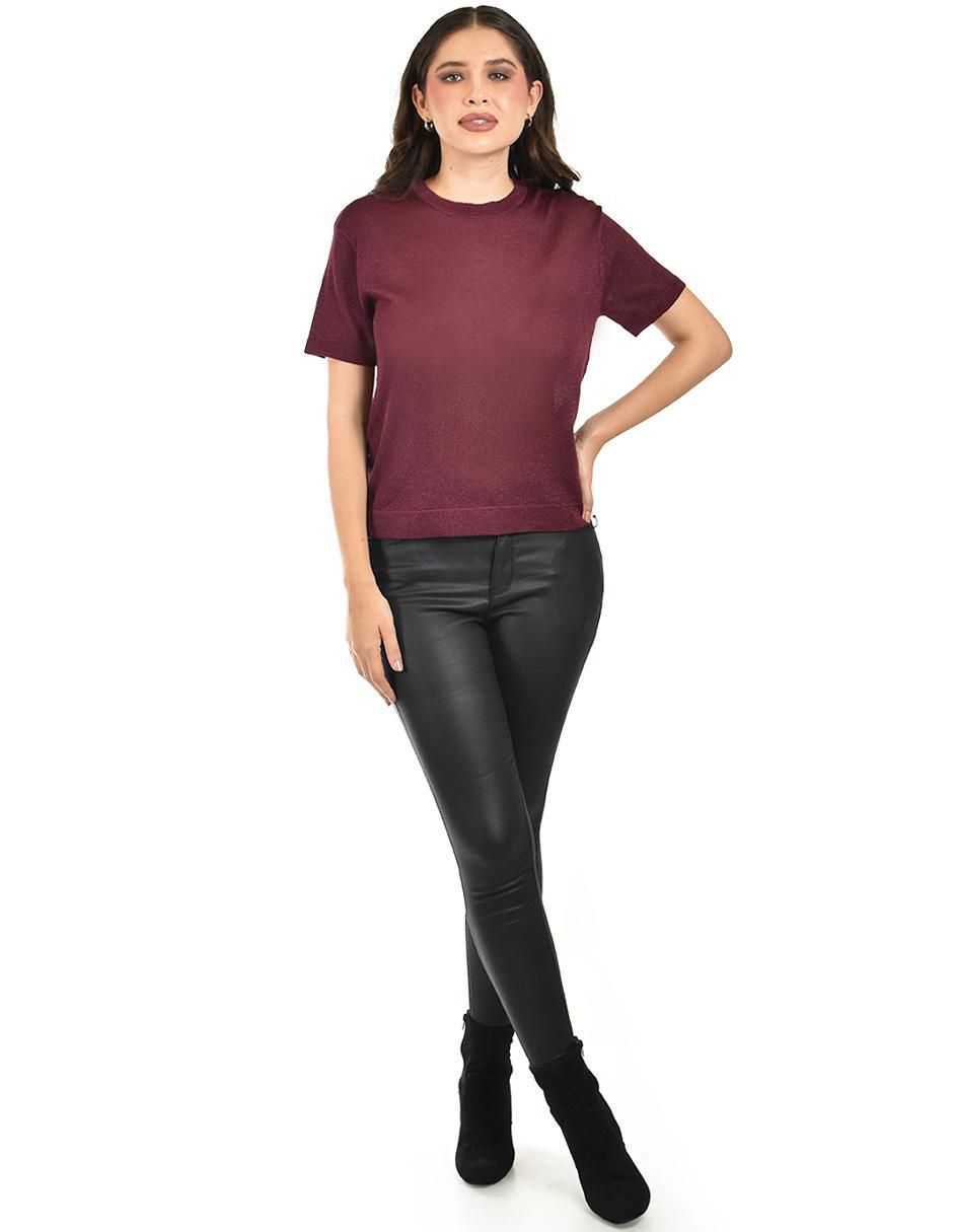 Blusa manga corta para mujer