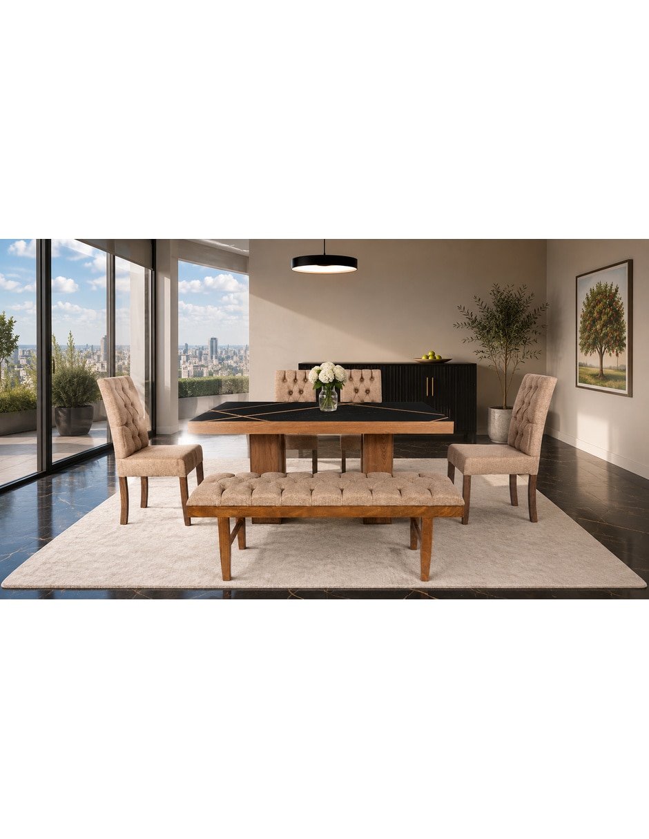 Comedor esencial para 6 personas 9