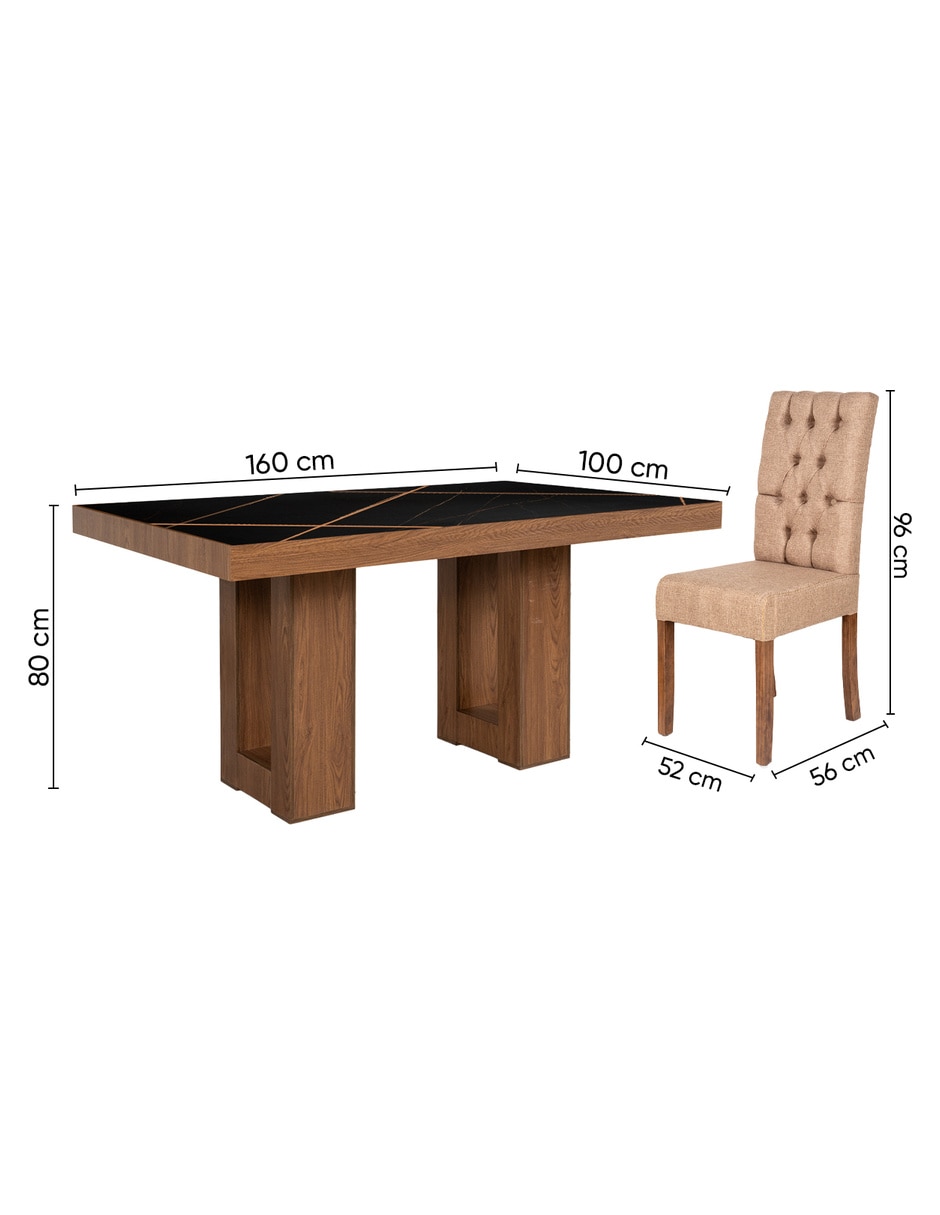 Comedor esencial para 6 personas 17