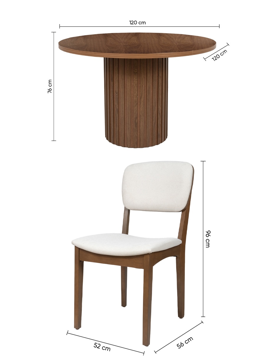 Comedor Caspio Kessa para 5 personas