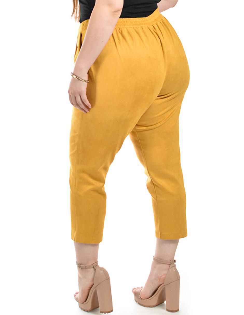 Pantalón capri slim para mujer