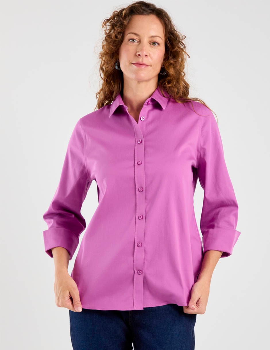 Blusa manga larga para mujer