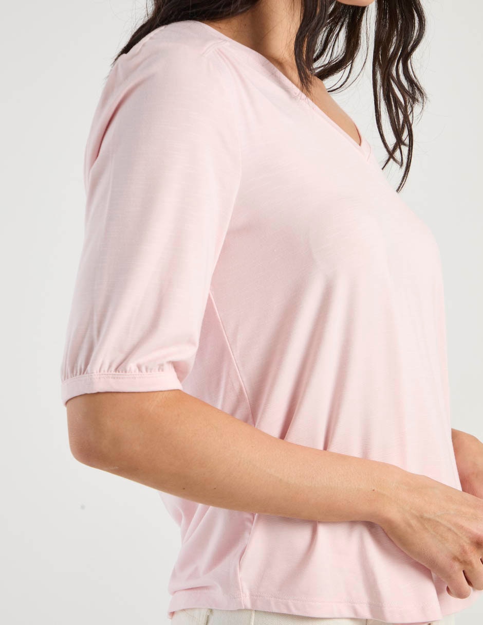 Blusa Chico's manga al codo para mujer 8