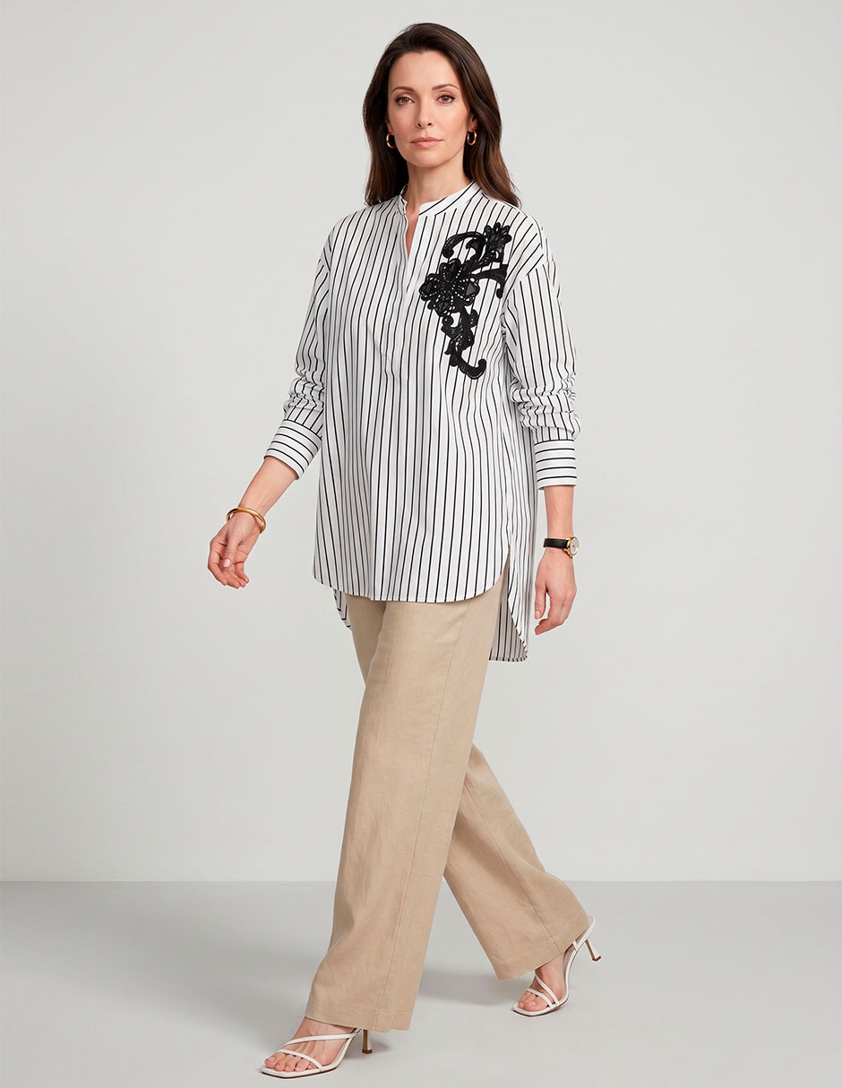 Blusa sin manga para mujer