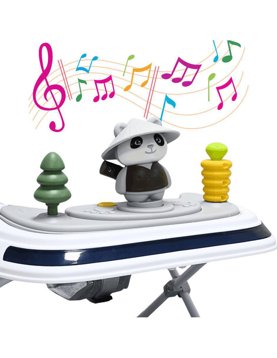 Andadera 2 en 1 unisex Mecedora Musical Panda 7