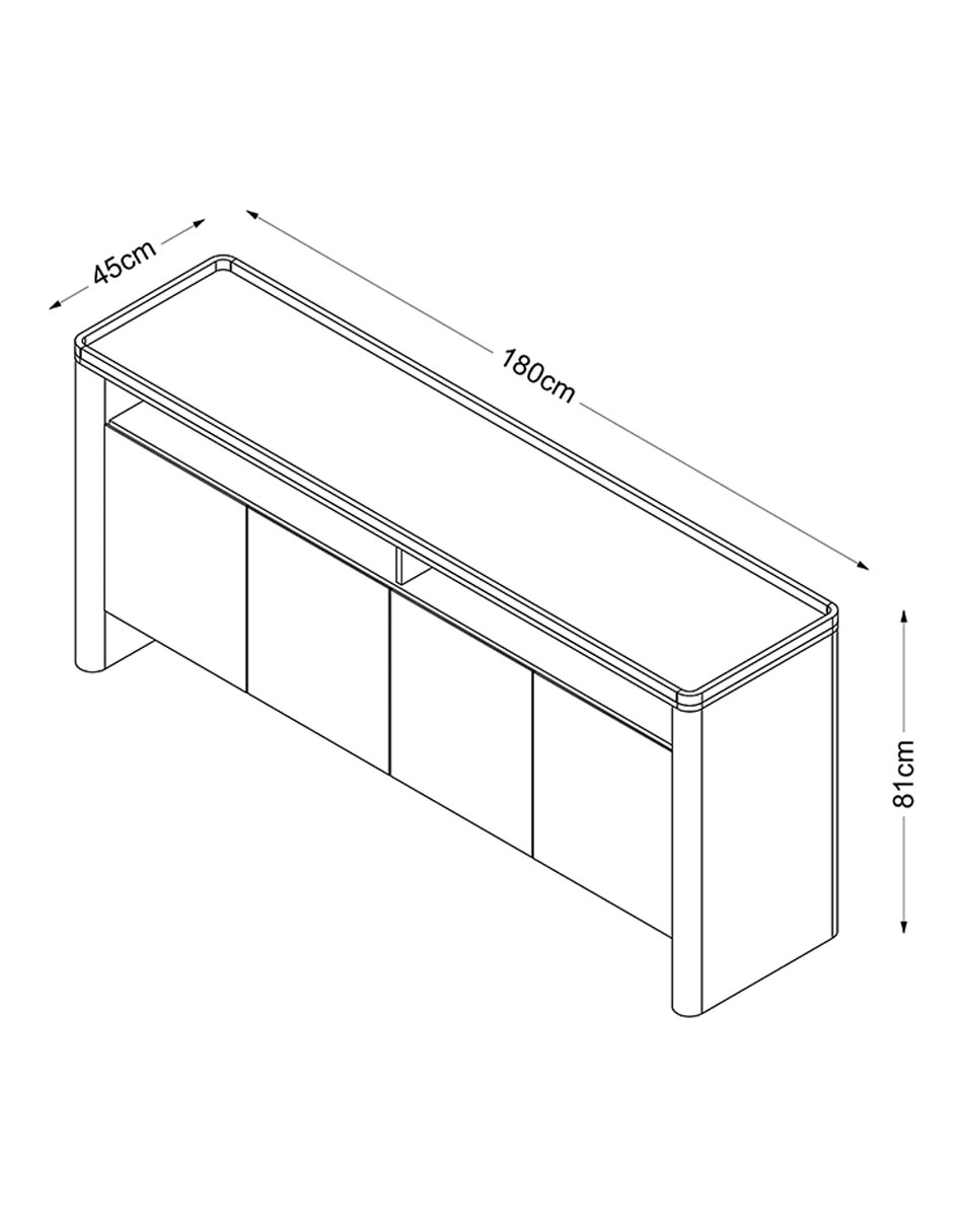 Mueble de tv armable 8