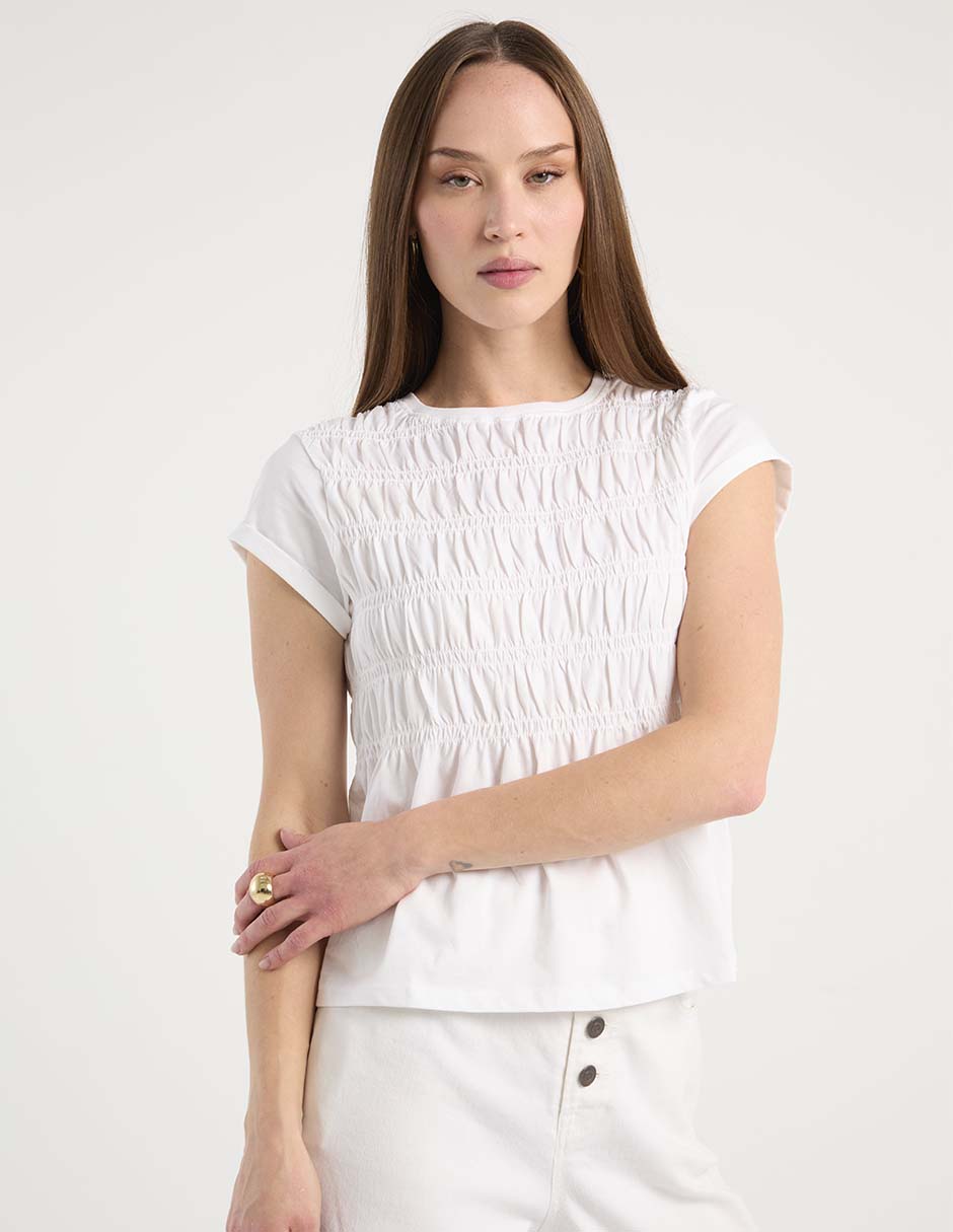 Blusa manga corta para mujer 2