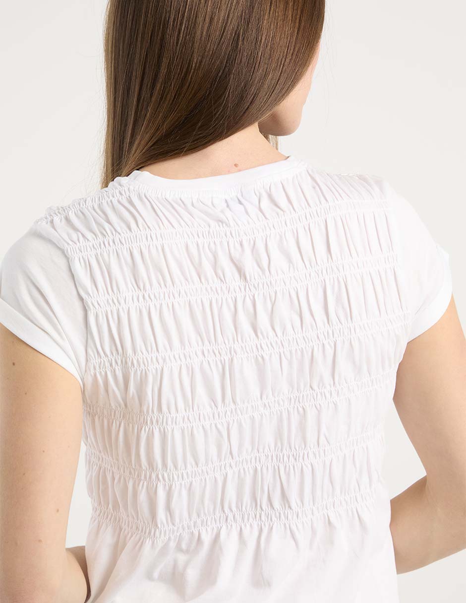 Blusa manga corta para mujer 5