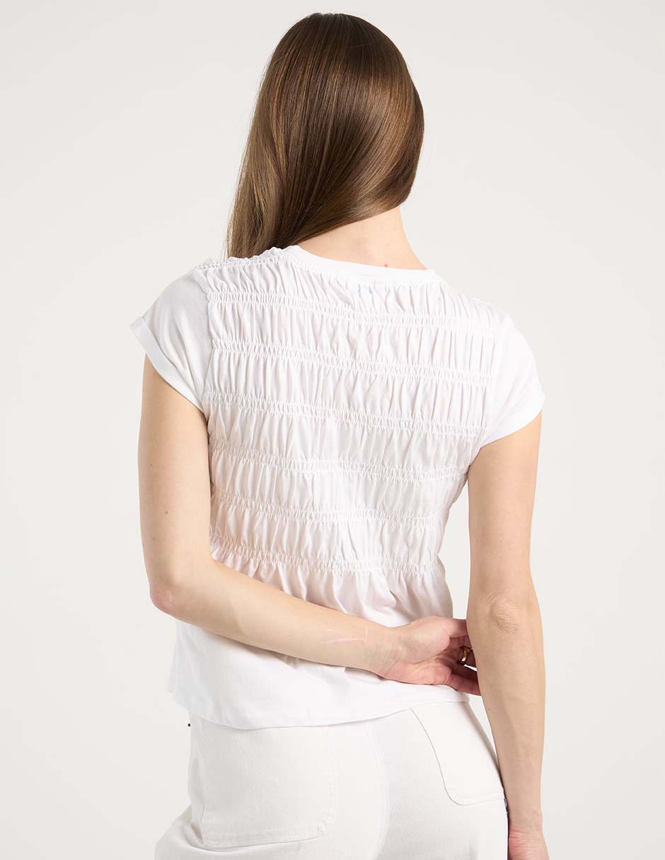 Blusa manga corta para mujer 6