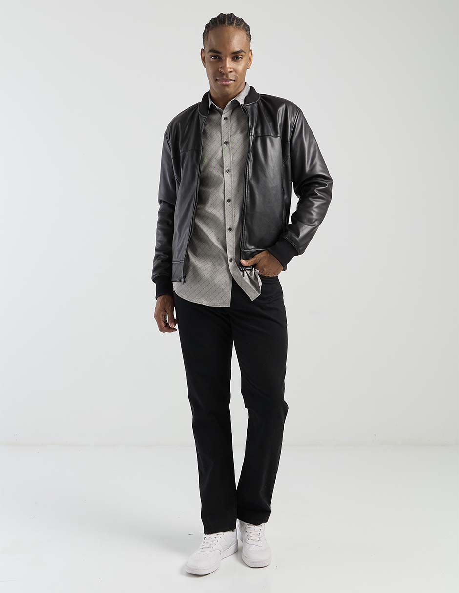 Camisa casual de algodón manga larga para hombre 3
