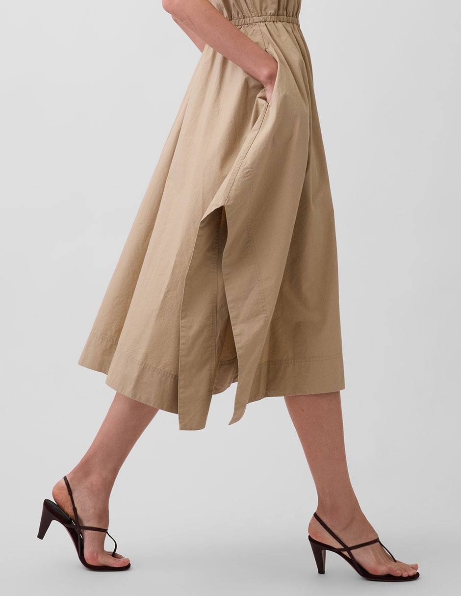 VESTIDO 891126 MEZCLA MATERIALES S/ 4