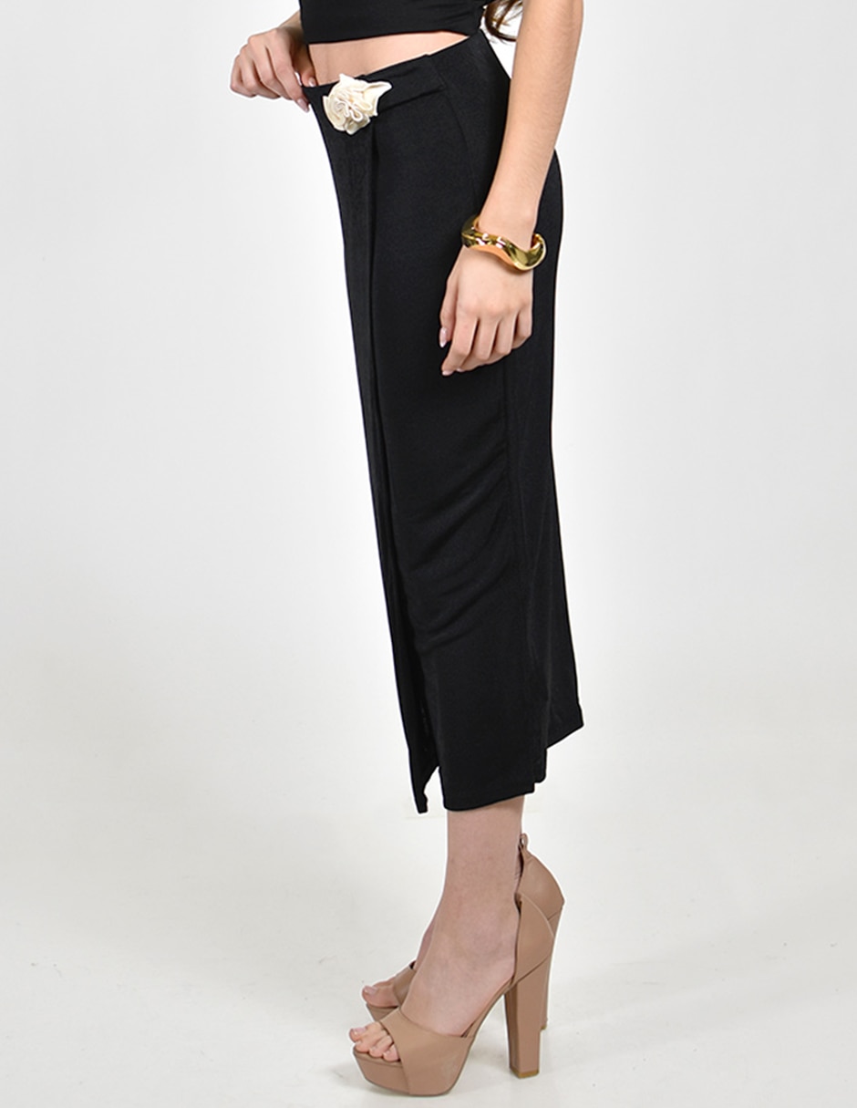 Falda vestido midi cintura alta 10
