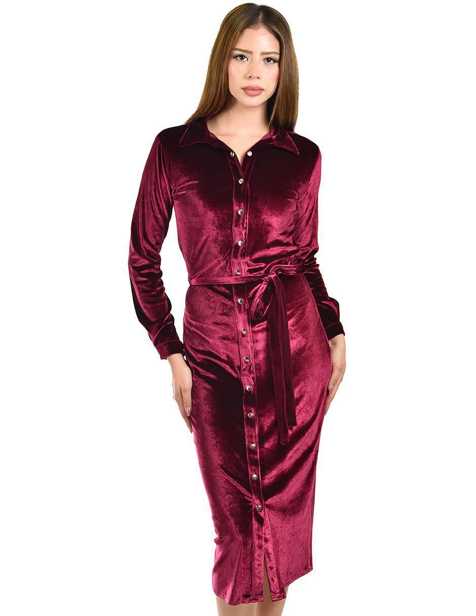 Vestido midi formal para mujer