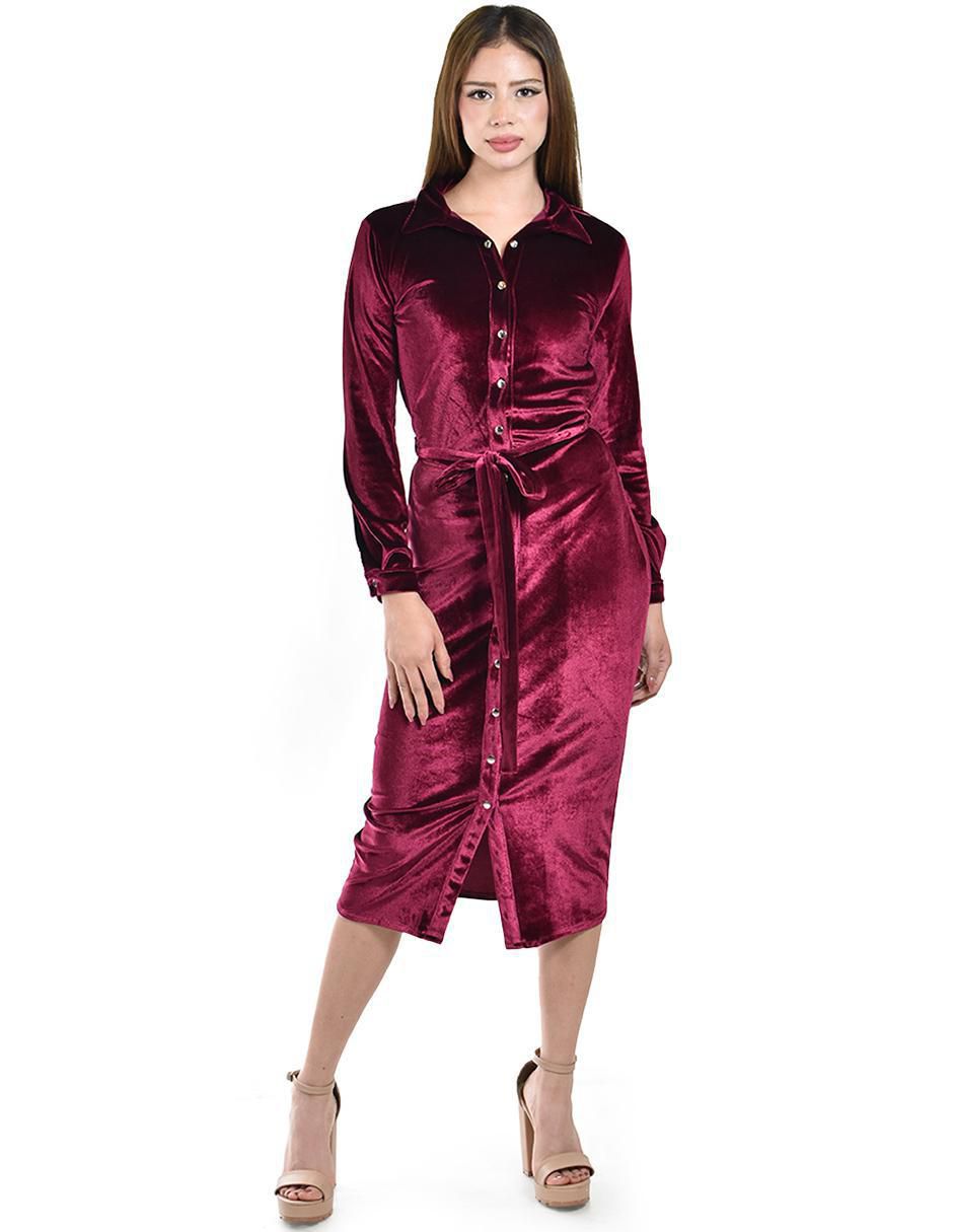 Vestido midi formal para mujer