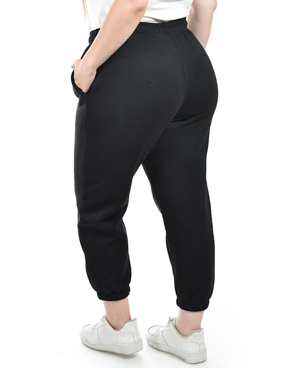 Pants regular con elástico para mujer